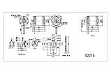 Мотор безколекторний SunnySky для літаків X2216 V3 KV1400 740W 50А 3-4S з довгим валом - 1 шт., фото 3