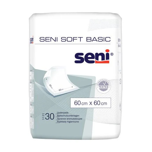 Пелюшки гігієничні SENI SOFT BASIC 60*60 №30