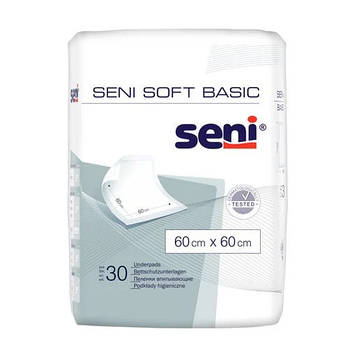 Пелюшки гігієничні SENI SOFT BASIC 60*60 №30
