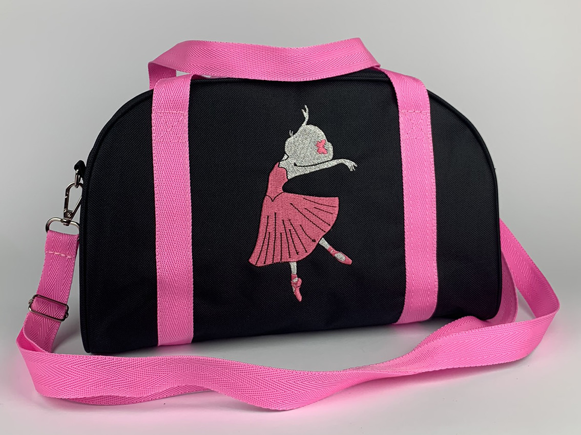 Спортивна Сумка для танців, хореографії художньої гімнастики дитяча (розм.S - 32см) БАЛЕРИНА