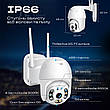 Вулична IP-камера відеоспостереження поворотна 4 МП із віддаленим доступом Wi-Fi HD-68 камера зовнішнього спостереження, фото 7