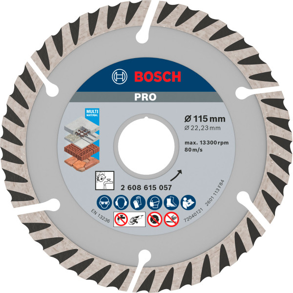 Алмазне коло Bosch Standard for Universal 115x22,23x2x10 мм