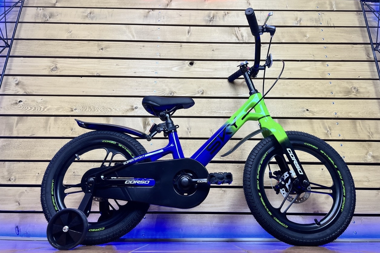 Дитячий велосипед 16" Corso Sky SK-16365 на зріст 100-115 см