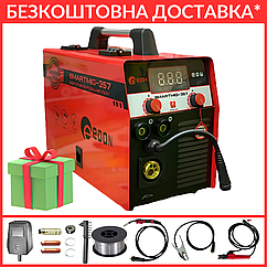 Зварювальний напівавтомат Edon Smart MIG-357 + MMA (Єврорукав, 20-357 А, MIG/MAG 0.8-1.2 мм, MMA 1.6-4.0 мм, Гарантія 3 роки)