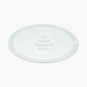 Таця пластикова — Ажур — Ø22 см