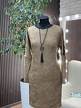 Елегантна жіноча сукня, тканина "Трикотаж" розмір 48, фото 3