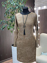 Елегантна жіноча сукня, тканина "Трикотаж" розмір 48, фото 5