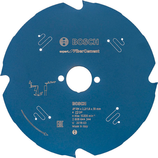 Пиляльний диск Bosch Expert for Fiber Cement 184x2,2/1,6x30 мм-4T