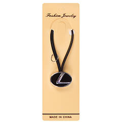 Брелок LEXUS із силіконовим ремінцем чорного кольору метал та силікон розміри 4.5х2.5 см 44837