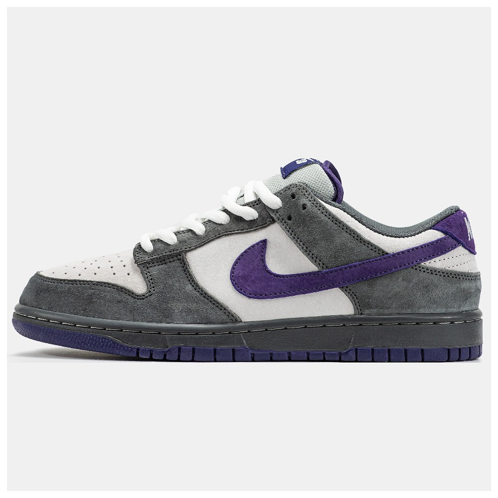 Чоловічі кросівки Nike SB Dunk Low Purple Pigeon, замшеві кросівки найк сб данк лов