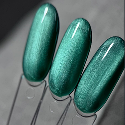 Гель лак Saga - Wine cat 10 Котяче око Wine cat зелений. Гель лак котяче око зелене. 10 мл