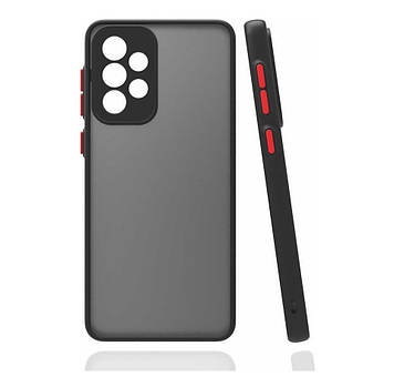 Чохол матовий для Samsung Galaxy A72 - Goospery Matte Case, Чорний (Камера закрита)