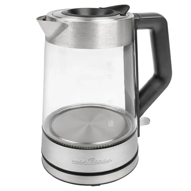 Електрочайник скляний 1,7 л ProfiCook PC-WKS 1190 G