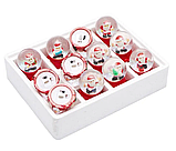 Сувенір снігова куля світиться 7 см., фото 4