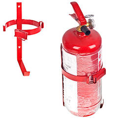 Кронштейн для вогнегасника 2л від бренду ЕкоТехном з настановним розміром 10*20 см.