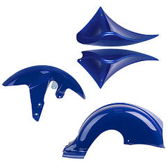 Комплект крил та накладок бака для електроскутера Chopper r804-m3 Blue 51291 у комплекті два крила та накладки на бак