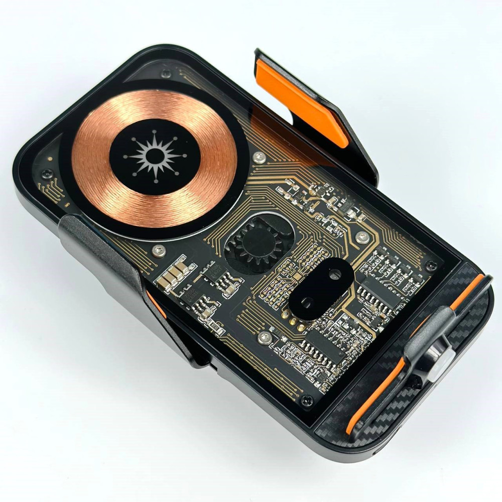 Автотримач для телефона C11 Induction з бездротовою зарядкою (Lightning+Micro+Type-C), фото 1