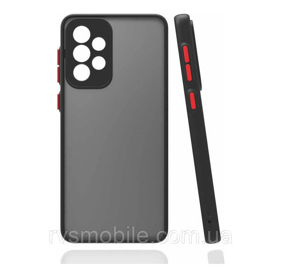 Чохол матовий для Samsung Galaxy A72 - Goospery Matte Case, Чорний (Камера закрита)