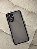 Чохол матовий для Samsung Galaxy A72 - Goospery Matte Case, Чорний (Камера закрита), фото 3