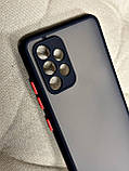 Чохол матовий для Samsung Galaxy A72 - Goospery Matte Case, Чорний (Камера закрита), фото 4