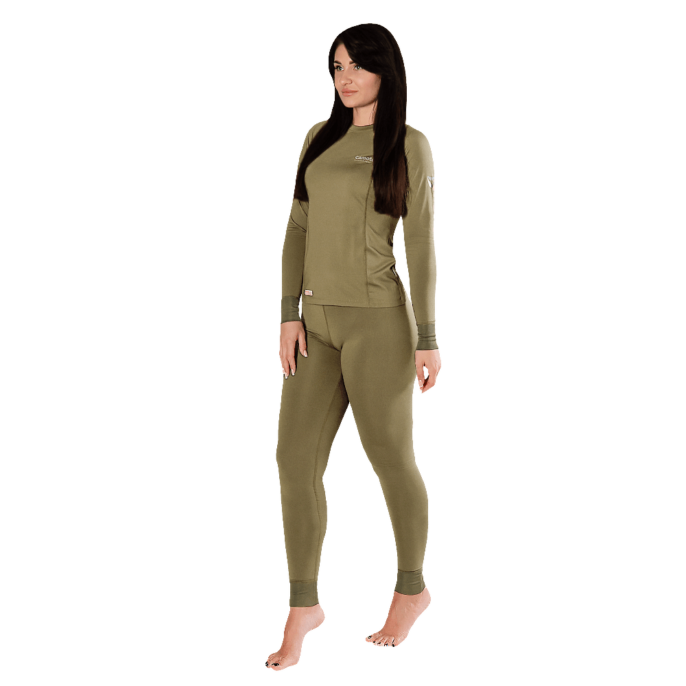 Термобілизна жіноча LVL1+ Pani ThermoGrid Tan
