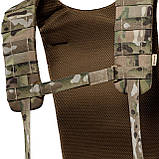 Плечова система для тактичного пояса з евакуаційною ручкою. Cordura 1000. Мультикам, фото 6