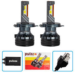 Світлодіодні LED автолампи PULSO H4 LC7 H/L 2x85W 20000Lm CSP 2*85W 6000K 9-30V компл