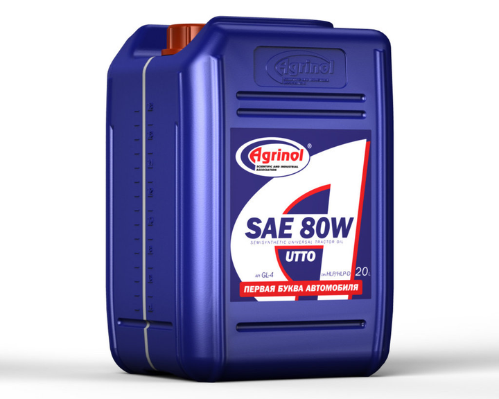 Ттрансмісійно-гідравлічна олива Agrinol UTTO 80W 20 л Агрінол