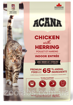 Acana Indoor Entree Cat | Корм Acana для дорослих котів 4,5 кг, фото 1