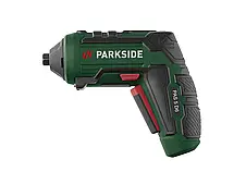 Акумуляторна викрутка Parkside PAS 5 D5 шурупокрут із насадками 4 V, 1500 mAh, 10 Nm, Німеччина, фото 4