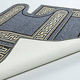 Набір Килимків для Ванної та Туалету на гумовій основі Taba 222-2 57х90 та 57х60 см Сірий, фото 2