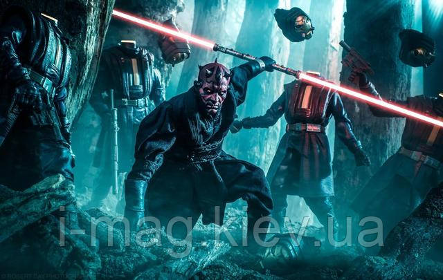 Світловий меч ситха Дарта Мола двосторонній двоклинковий купити в Києві