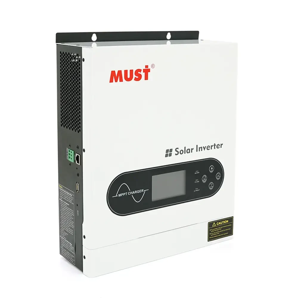 Гібридний інвертор MUST PV1800-1612 ECO, 2000VA/1600W, 12 V, струм заряду 16-80А, MPPT 80А, 290*367*111