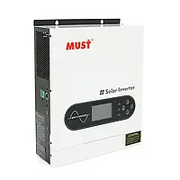 Гібридний інвертор MUST PV1800-1612 ECO, 2000VA/1600W, 12 V, струм заряду 16-80А, MPPT 80А, 290*367*111