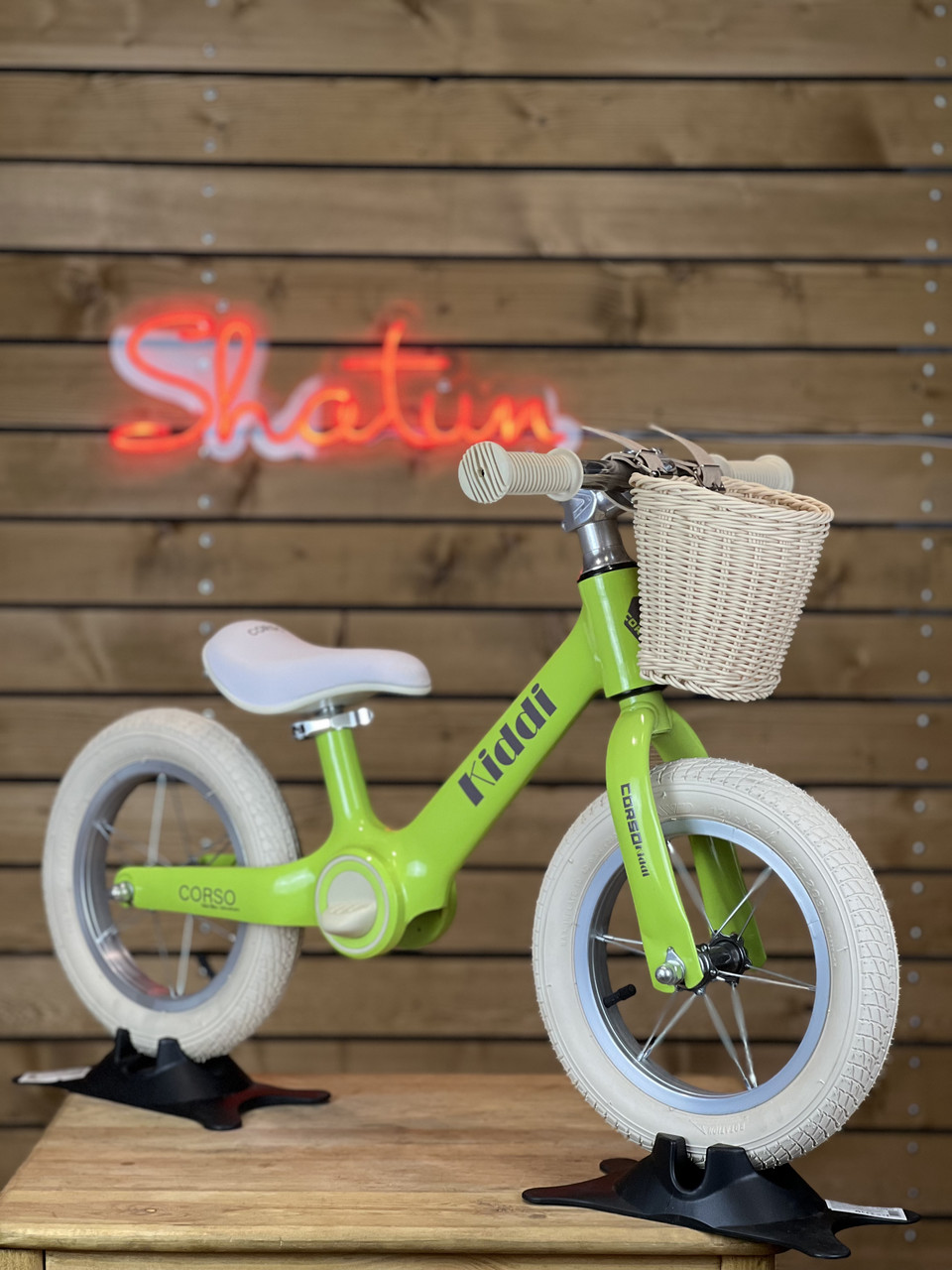 Біговел велобіг 12" Corso KIDDI ML-12328 салатовий
