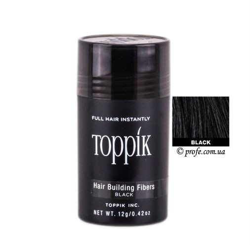 Toppik загусник волосся 12 гр black (чорний)