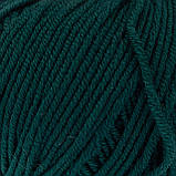 Мериносова пряжа DONA, колір пляшковий, фото 2