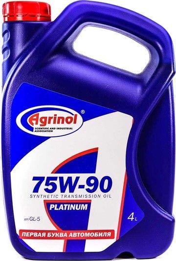 Трансмісійна олива Agrinol PLATINUM SAE 75W-90, GL-5, 4 л Агрінол