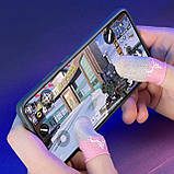 Ігрові напальчники з нейлоном DEER (1 пара 2 шт) для ігор на телефоні смартфоні планшеті pubg пабг пубг, фото 2