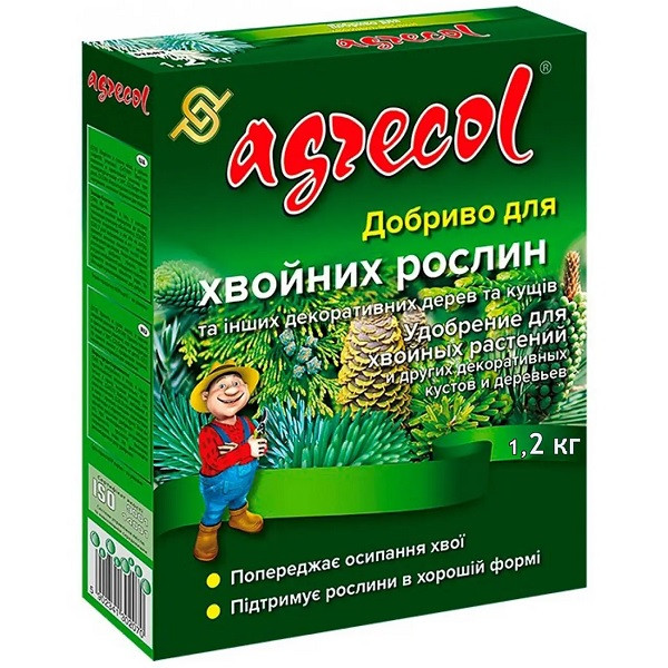 Добриво для хвойних рослин 1,2 кг, Agrecol