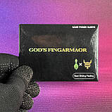 Ігрові напальчники з нейлоном GUARD (1 пара 2 шт) для ігор на телефоні смартфоні планшеті pubg пабг пубг Сірий із жовтим, фото 8