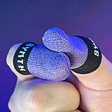 Ігрові напальчники QUICK (1 пара 2 шт) для ігор на телефоні смартфоні планшеті pubg пабг пубг call of duty, фото 6