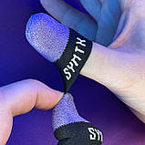 Ігрові напальчники QUICK (1 пара 2 шт) для ігор на телефоні смартфоні планшеті pubg пабг пубг call of duty, фото 5