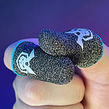 Ігрові напальчники з нейлоном BUNNY (1 пара 2 шт) для ігор на телефоні смартфоні планшеті pubg пабг пубг, фото 3