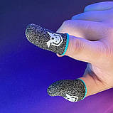 Ігрові напальчники з нейлоном BUNNY (1 пара 2 шт) для ігор на телефоні смартфоні планшеті pubg пабг пубг, фото 5