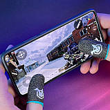 Ігрові напальчники з нейлоном BUNNY (1 пара 2 шт) для ігор на телефоні смартфоні планшеті pubg пабг пубг, фото 6