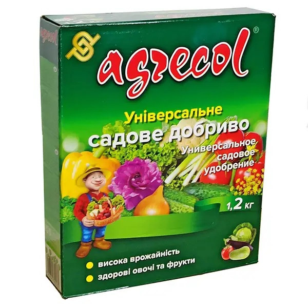Універсальне садове добриво 1,2 кг, Agrecol