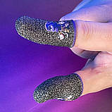 Ігрові напальчники з нейлоном MAGIC (1 пара 2 шт) для ігор на телефоні смартфоні планшеті pubg пабг пубг, фото 7