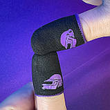 Ігрові напальчники з карбоном HELM (1 пара 2 шт) для ігор на телефоні смартфоні планшеті pubg пабг пубг, фото 2