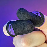 Ігрові напальчники з карбоном HELM (1 пара 2 шт) для ігор на телефоні смартфоні планшеті pubg пабг пубг, фото 3